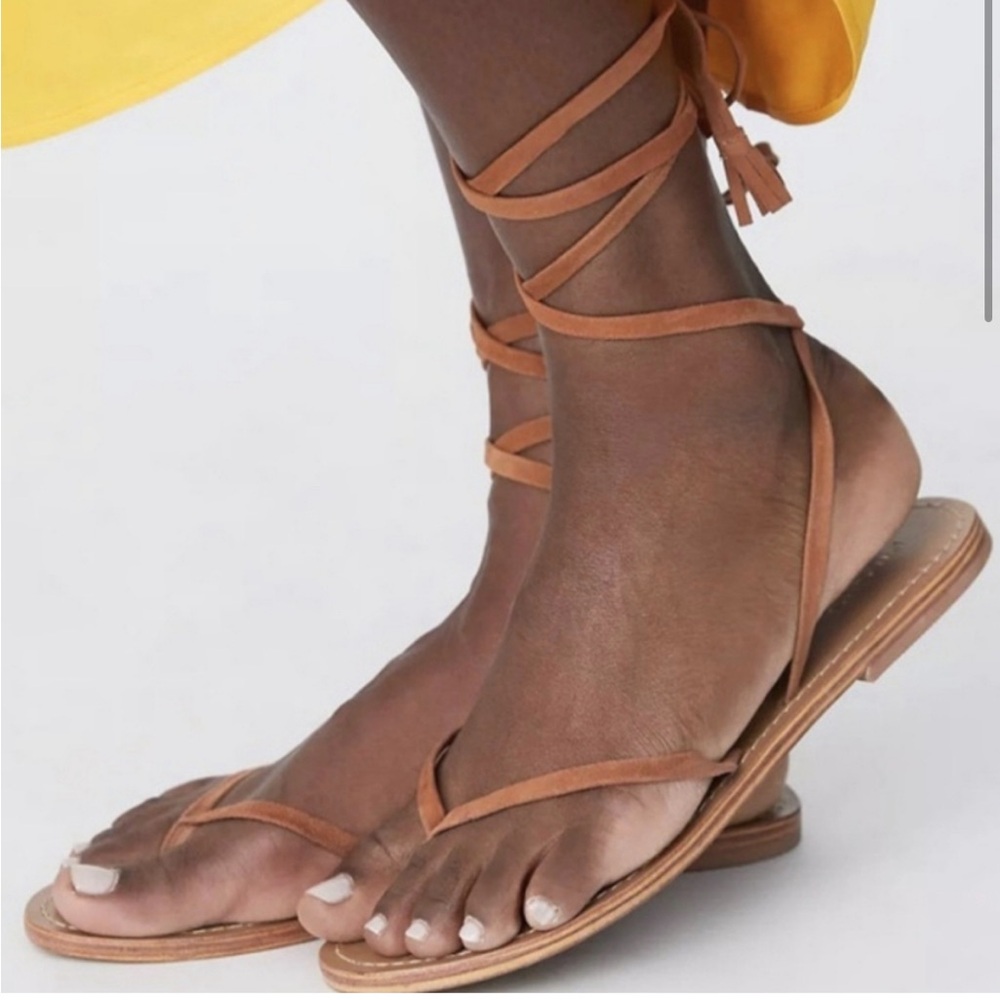 Anthropologie Pilcro Lace Up Sandals